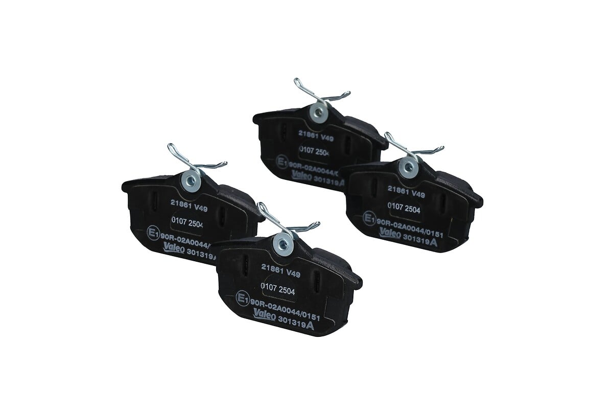 Jeu de 4 plaquettes de frein VALEO ref. 301319A